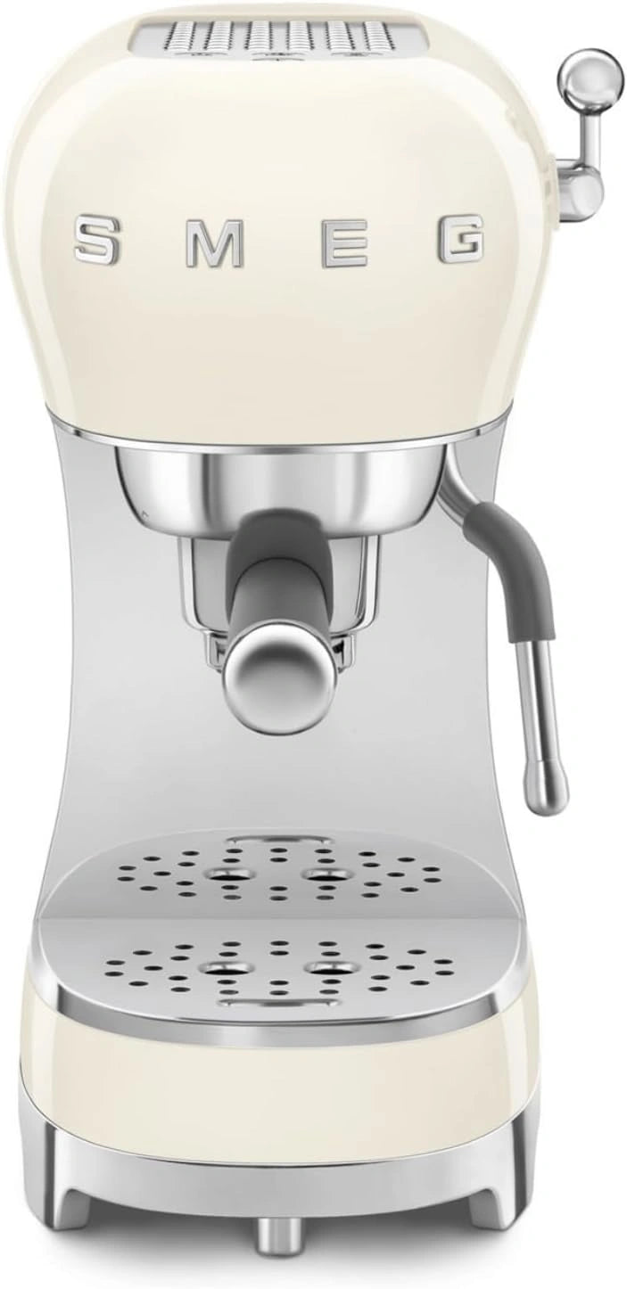 Smeg, Machine à café, ECF02CREU, 1 L, 1350W, format compact, fonction vapeur