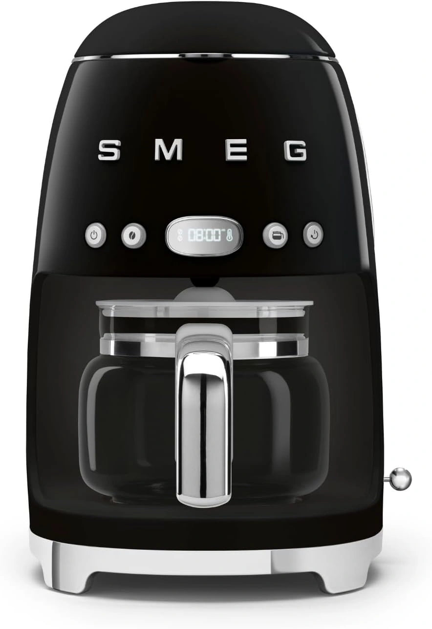 Smeg, Machine à café, DCF02BLEU, 1050 W, 12 Tasses, Noir