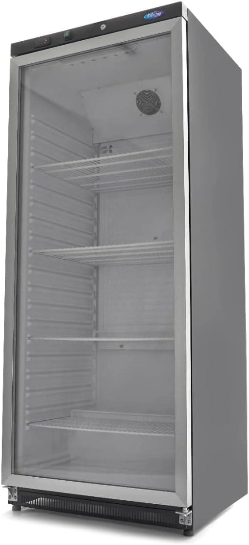 Maxima, Réfrigérateur, 600L, refroidissement, Noir