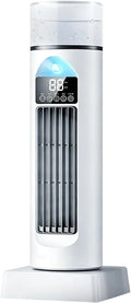 D'Air, Rafraîchisseur d'air, 1-6H, avec télécommande, Blanc