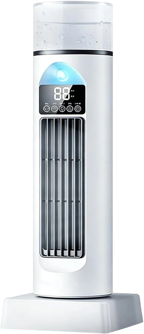 D'Air, Rafraîchisseur d'air, 1-6H, avec télécommande, Blanc