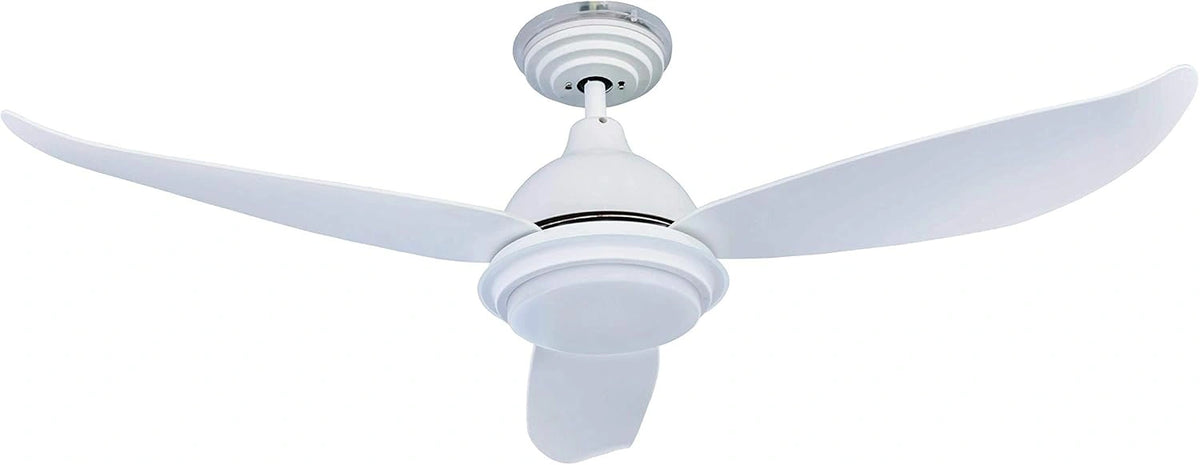 Ventilateur, avec télécommande, Blanc