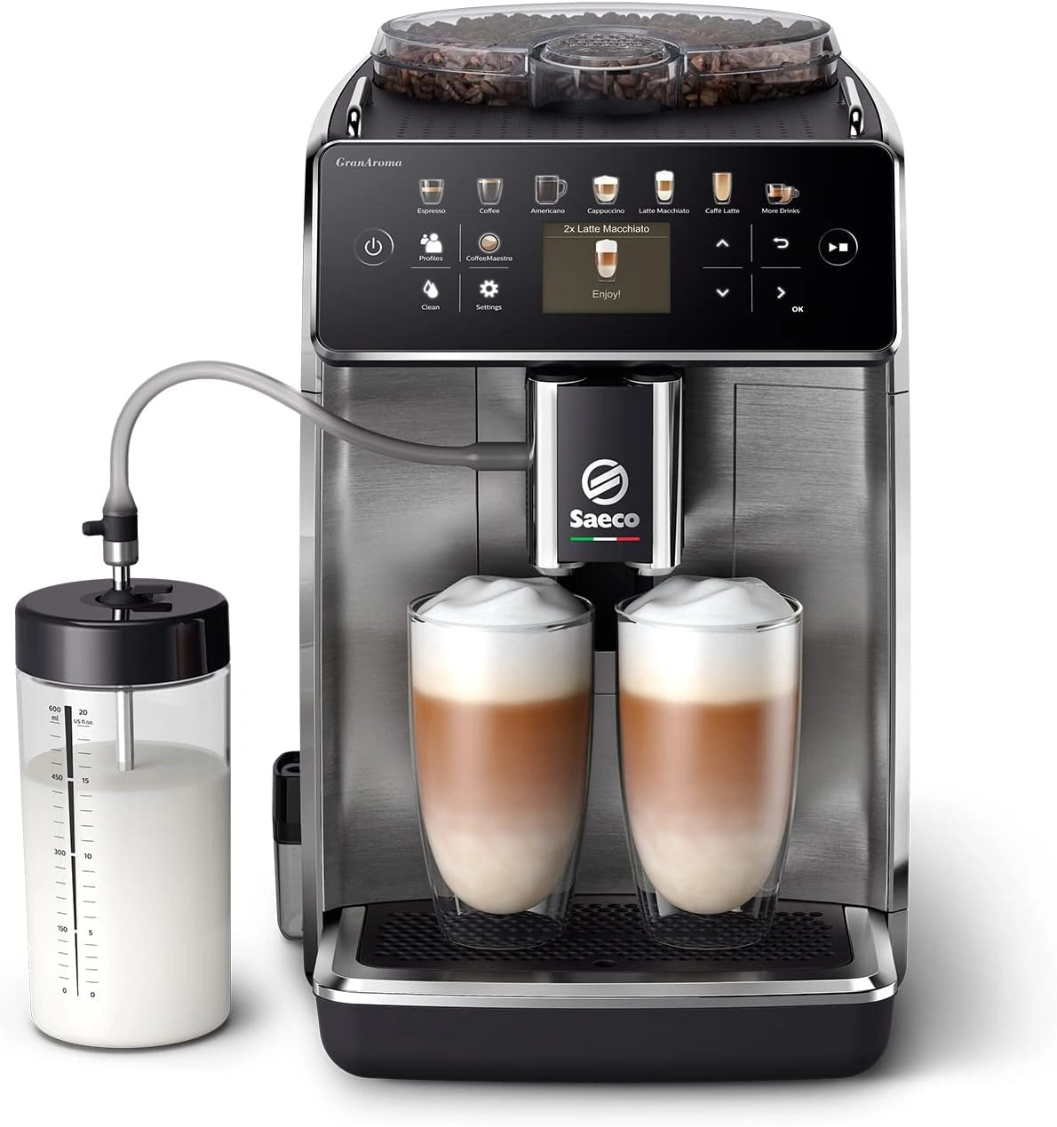 Saeco, Machine à café, SM6585, Gris
