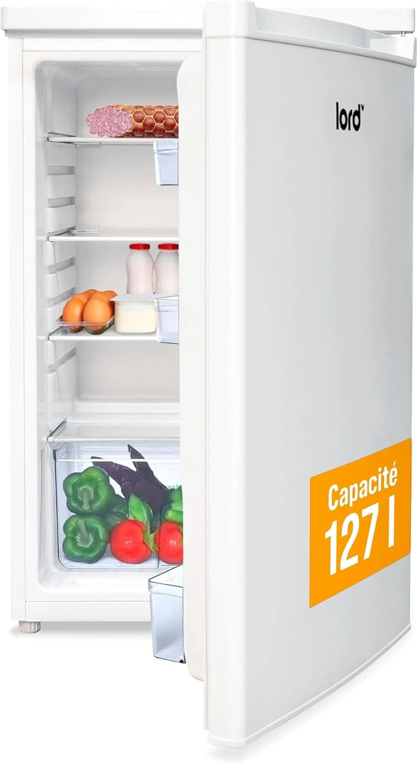 Lord, Réfrigérateur, 127 L, fonctionnement silencieux, Blanc