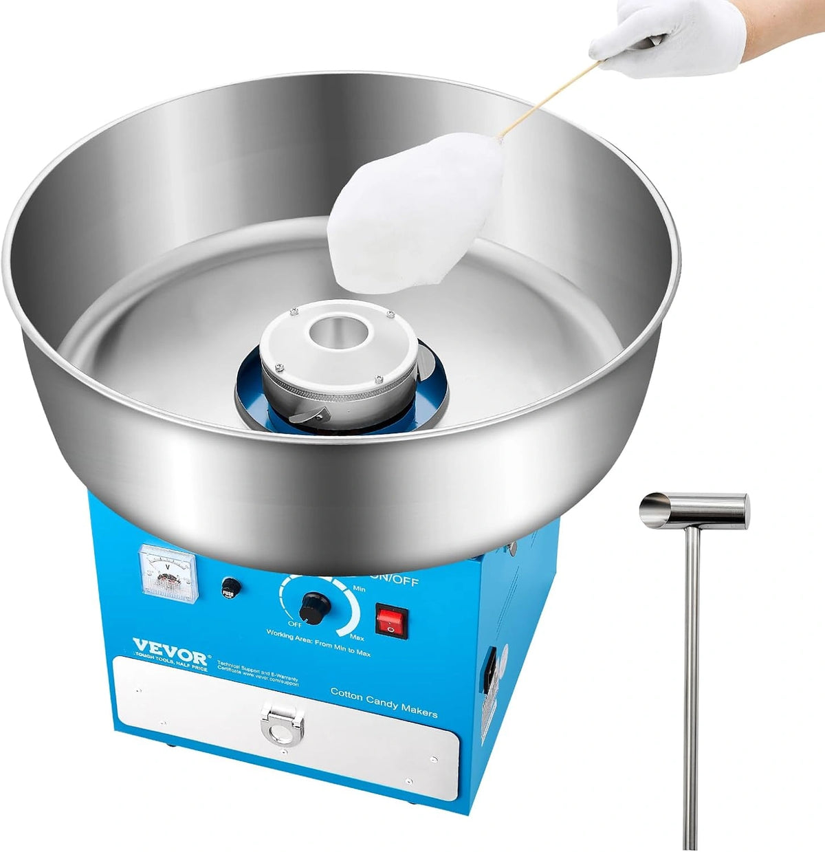 VEVOR, Appareil électrique, 1000 W, Argenté/Bleu