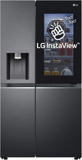 LG, Réfrigérateur, GSXV91MCAE, fonctionnement automatique, Noir