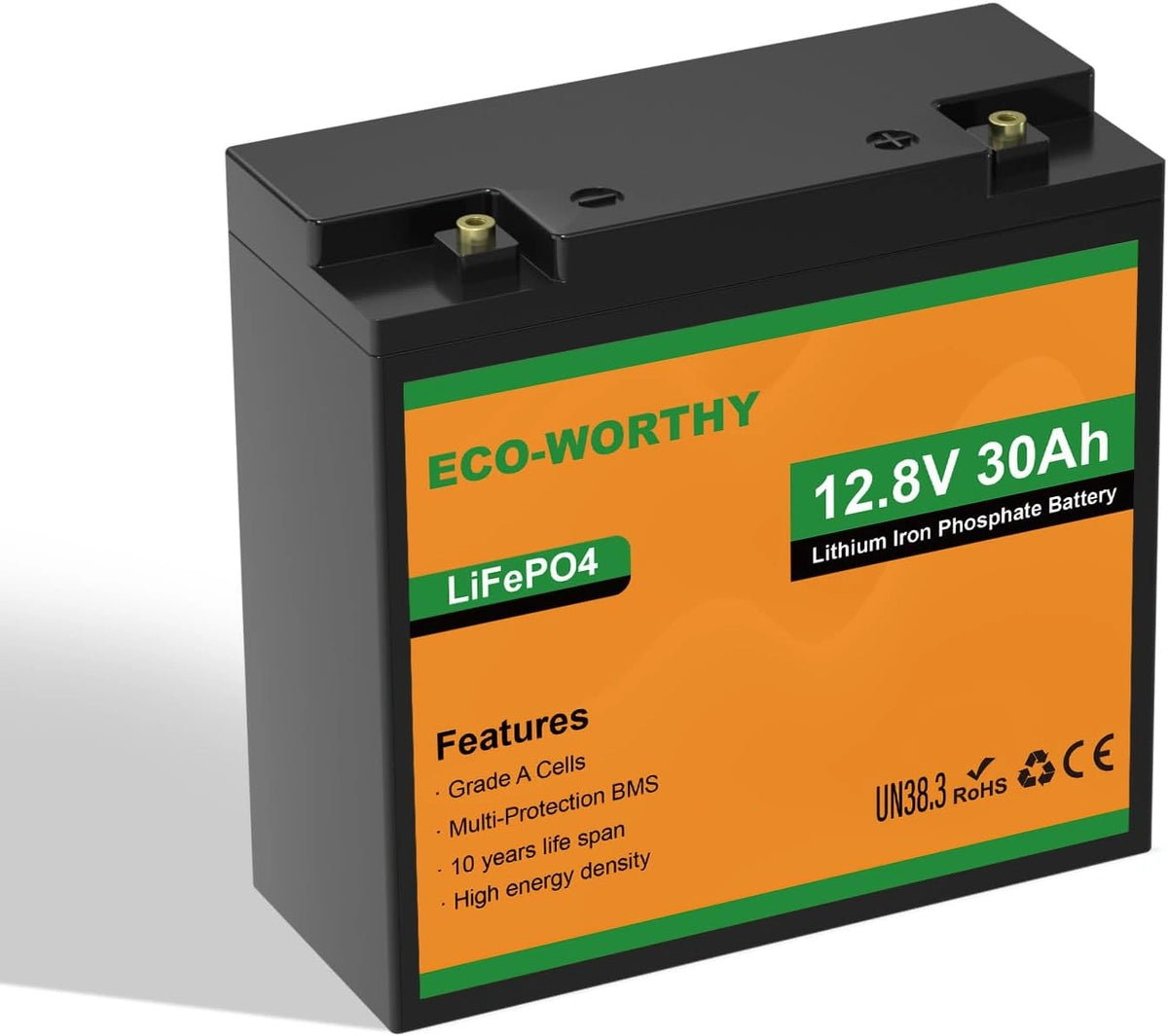 ECO-WORTHY, Batterie, 12V