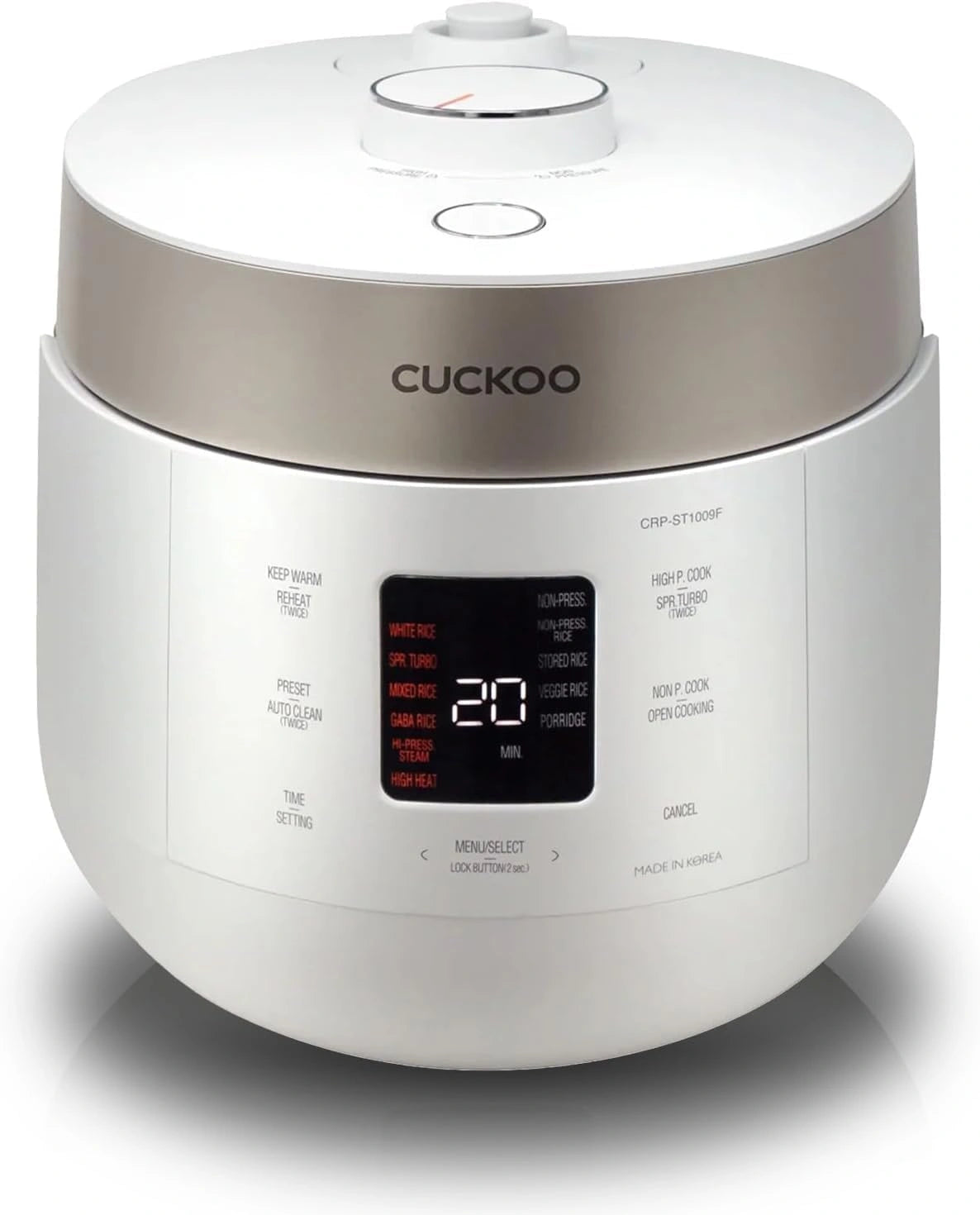CUCKOO, Appareil électrique, CRP-ST0609FW, 6 tasses, 12 tasses