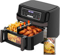 Friteuse sans huile, 12L, 2600W, commande tactile, fonction chauffage