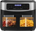 Iceagle, Friteuse sans huile, 12 L, 2600W, commande tactile, connecté, Noir