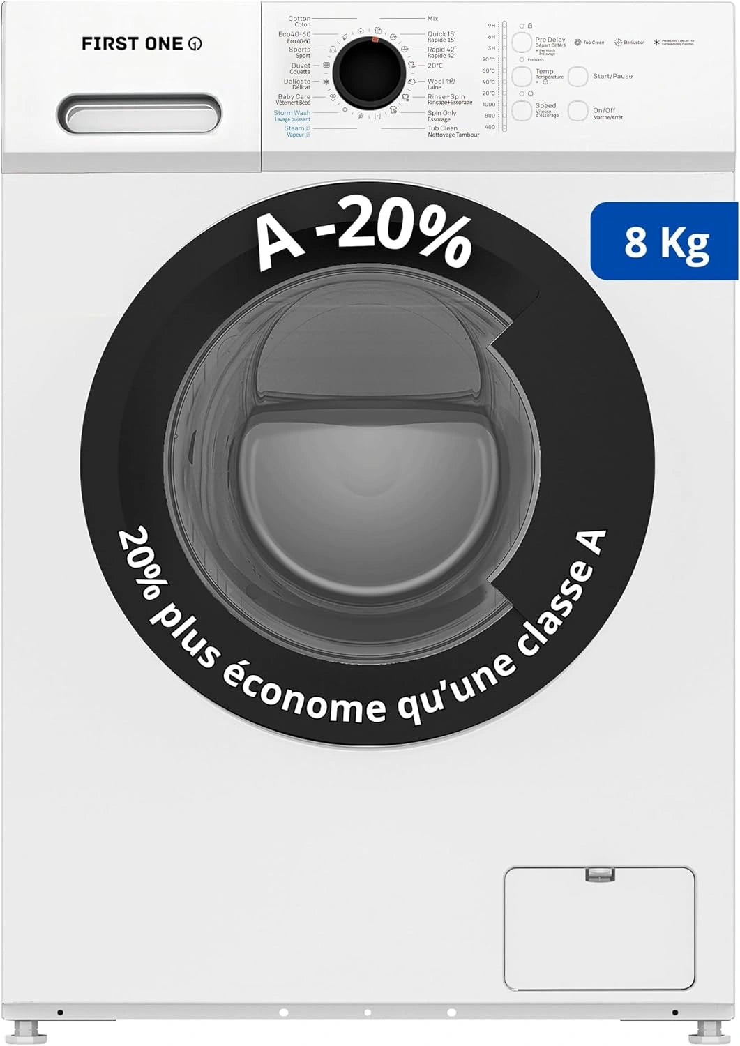 First, Lave-linge, FLL81400WH