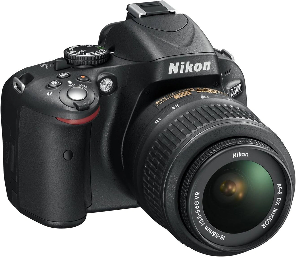 Nikon, Caméra, D5100, Noir