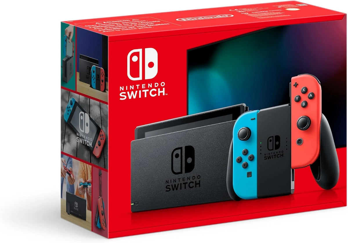 Nintendo, Écran, 32 Go, Wi-Fi, commande tactile, format mobile, Gris/Bleu/Rouge