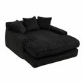 Canapé convertible, coloris noir, pour le salon ou la chambre d’amis