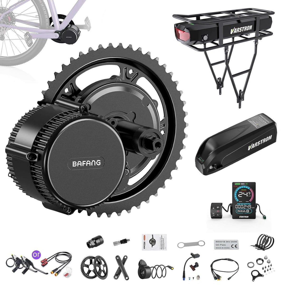 BAFANG, Appareil électrique, 36V, 48V