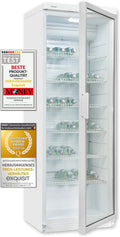 Exquisit, Réfrigérateur à boissons, GKS350-1-GT-280D, 320 l, refroidissement, Blanc