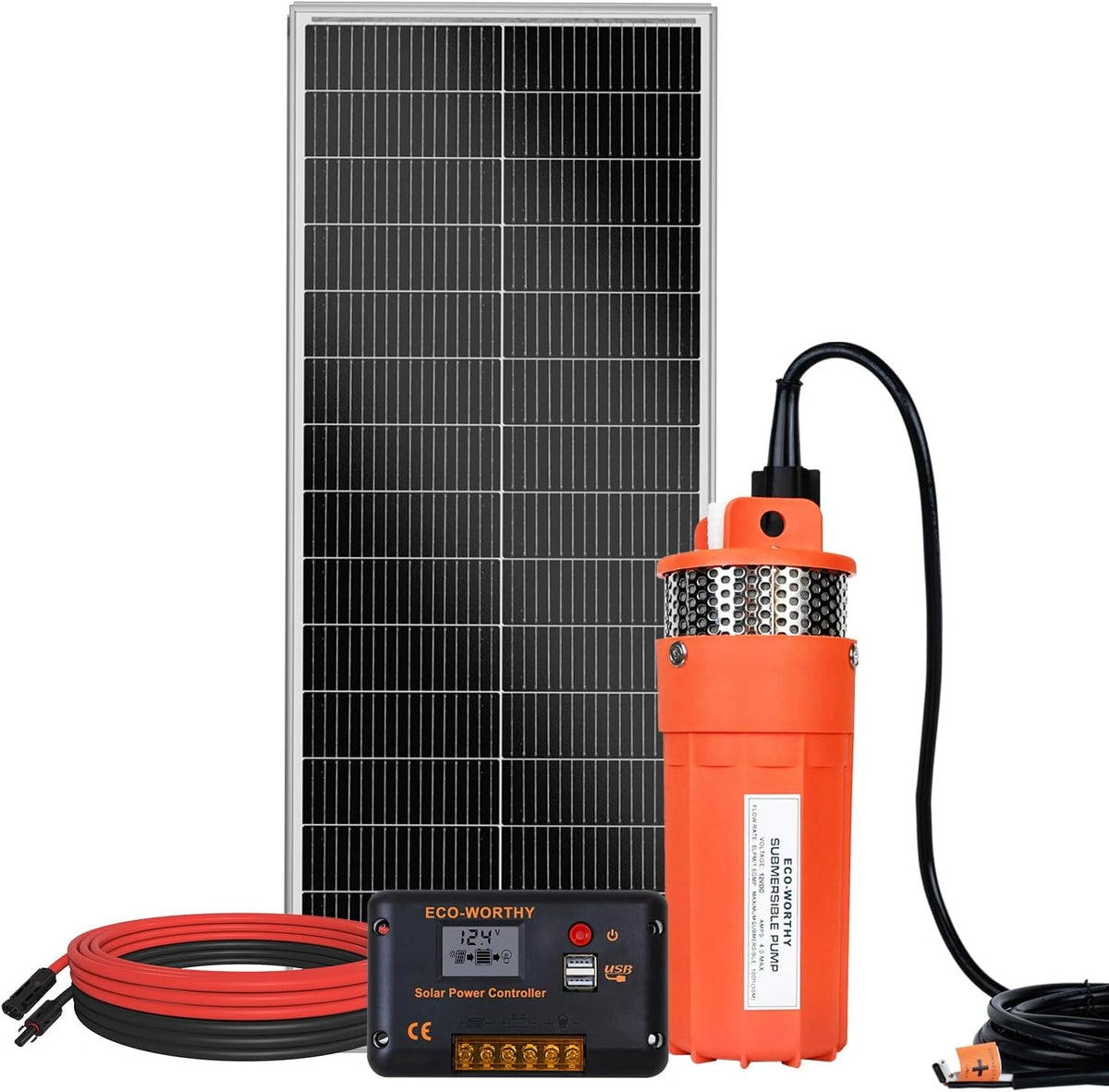 DCHOUSE, Kit solaire photovoltaïque, 20A, 100W, 12V