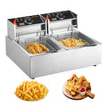VEVOR, Friteuse, 12 L, 5000 W, Argenté