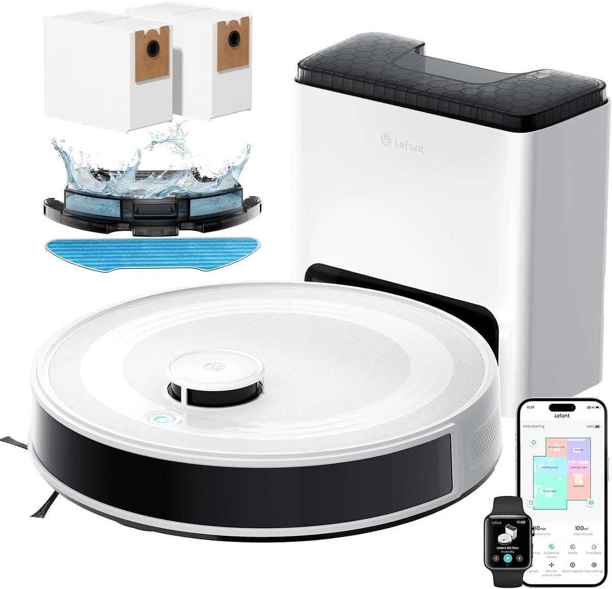 Lefant, Aspirateur, Blanc