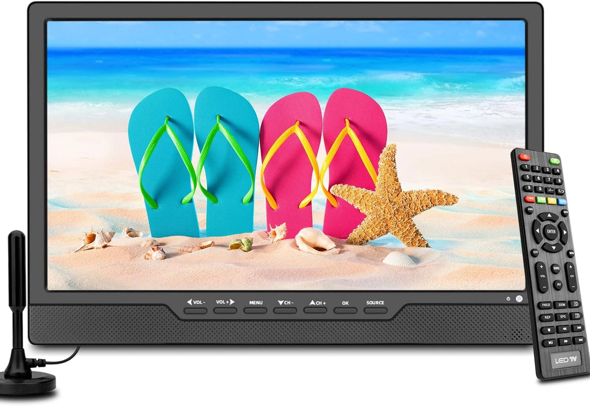 SOYAR, Téléviseur, DVB-T2, 14,0 Pouces, avec télécommande, format mobile
