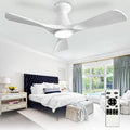 Depuley, Ventilateur, 42 pouces, fonctionnement silencieux, Blanc