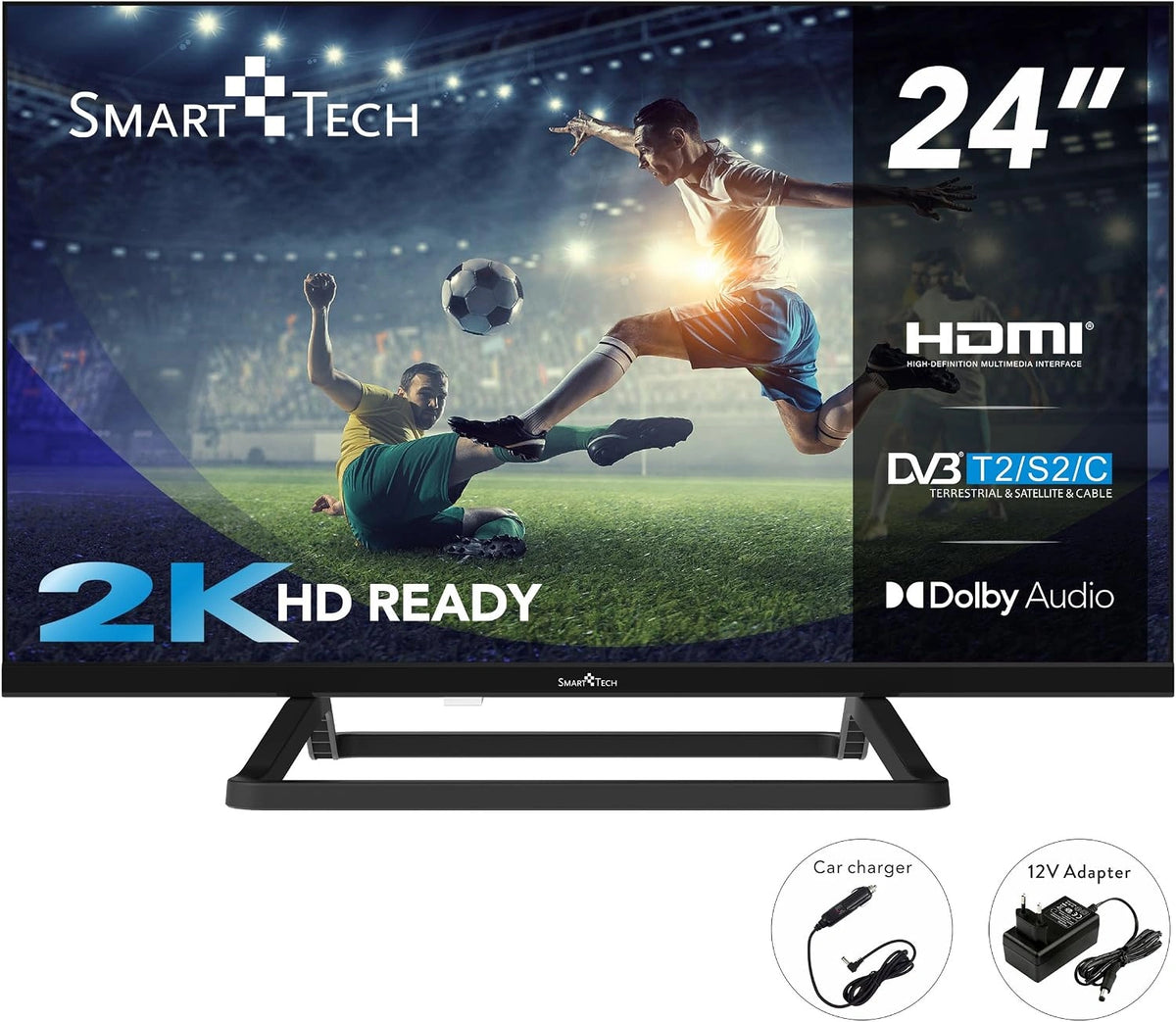 Led, Téléviseur, 24HN01V3CA, 12 Volts, 24 Pouces, connecté