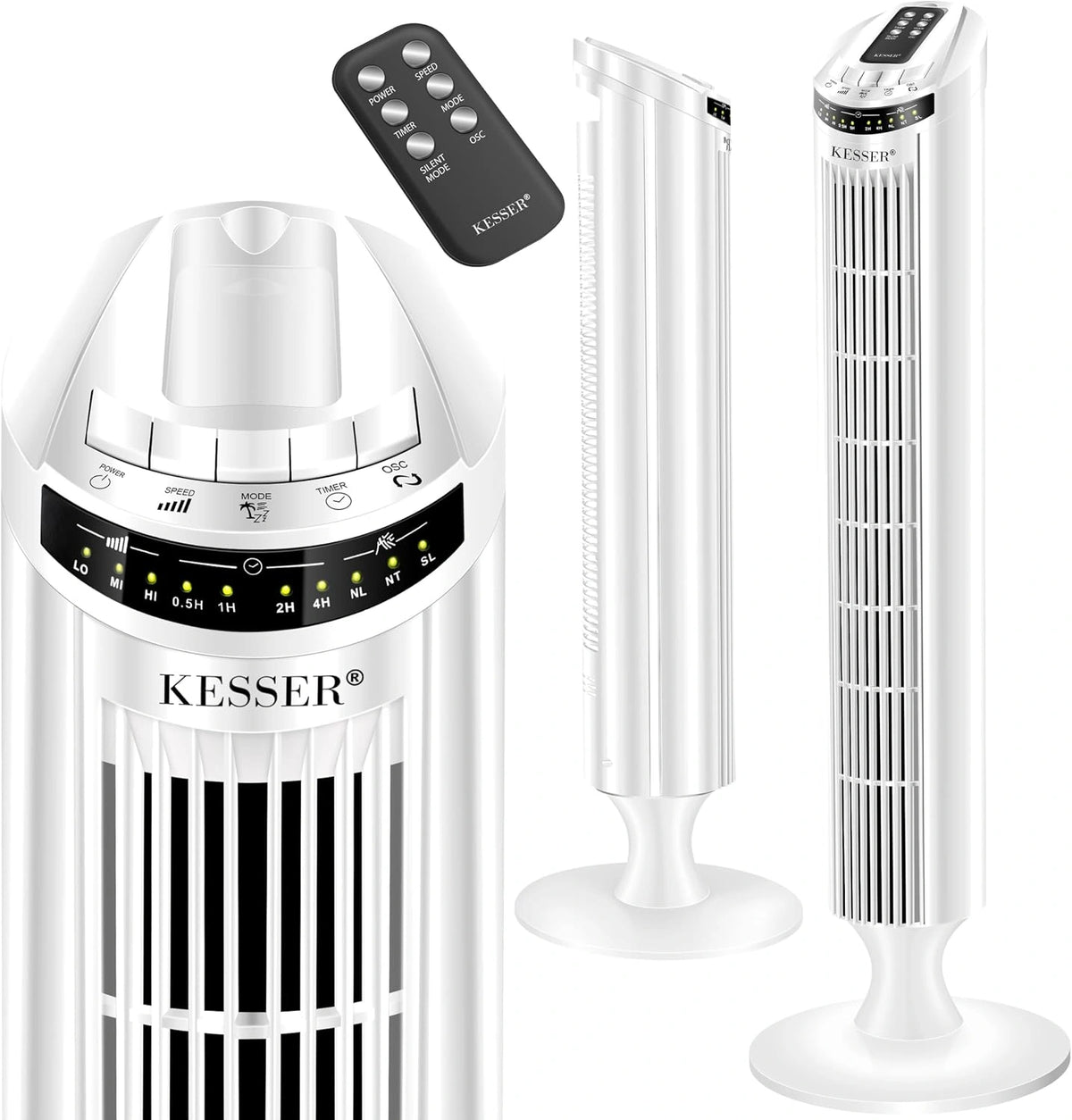 KESSER, Climatiseur, avec télécommande