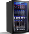 Airfish, Réfrigérateur à boissons, 90L, refroidissement, fonctionnement silencieux, Noir