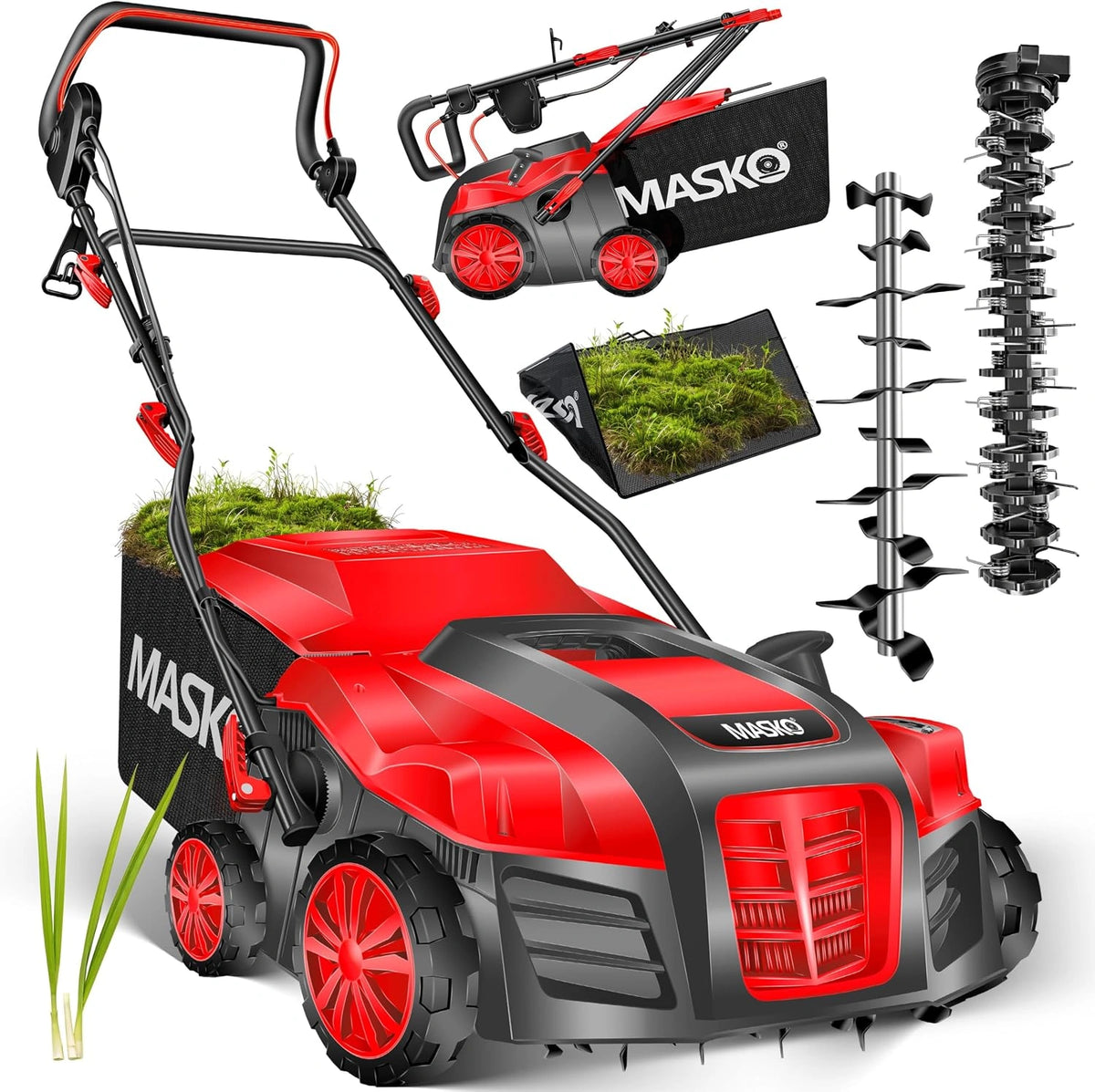 MASKO, Appareil électrique, 55 L, 800 watts, Rouge